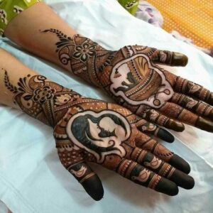 Baby shower Mehedi design